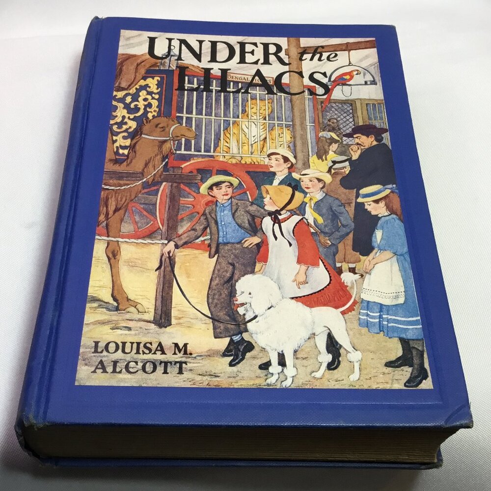 Louisa May Alcott Under The Lilacs Vintage Book Illustrated By Eunice Stephenson